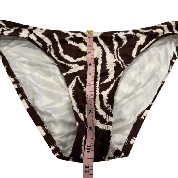 La Blanca Fierce Lines Java Hipster Bikini Bottom Size 12 & 16 NEW Brown UPF 50 - Picture 6 of 14